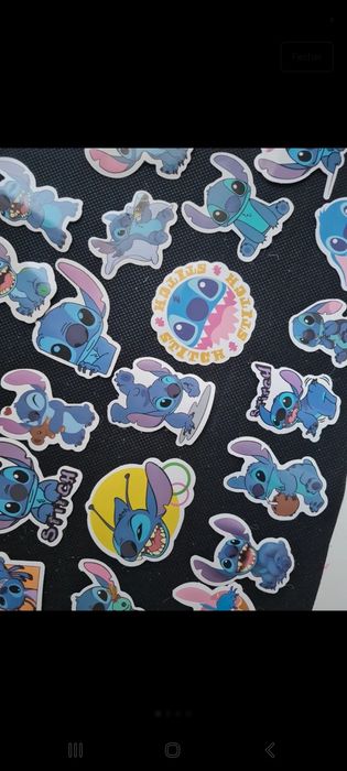 48 autocolantes lilo e stitch