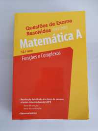 Livro "Questões de Exame Resolvidas Matemática A 12 ano"