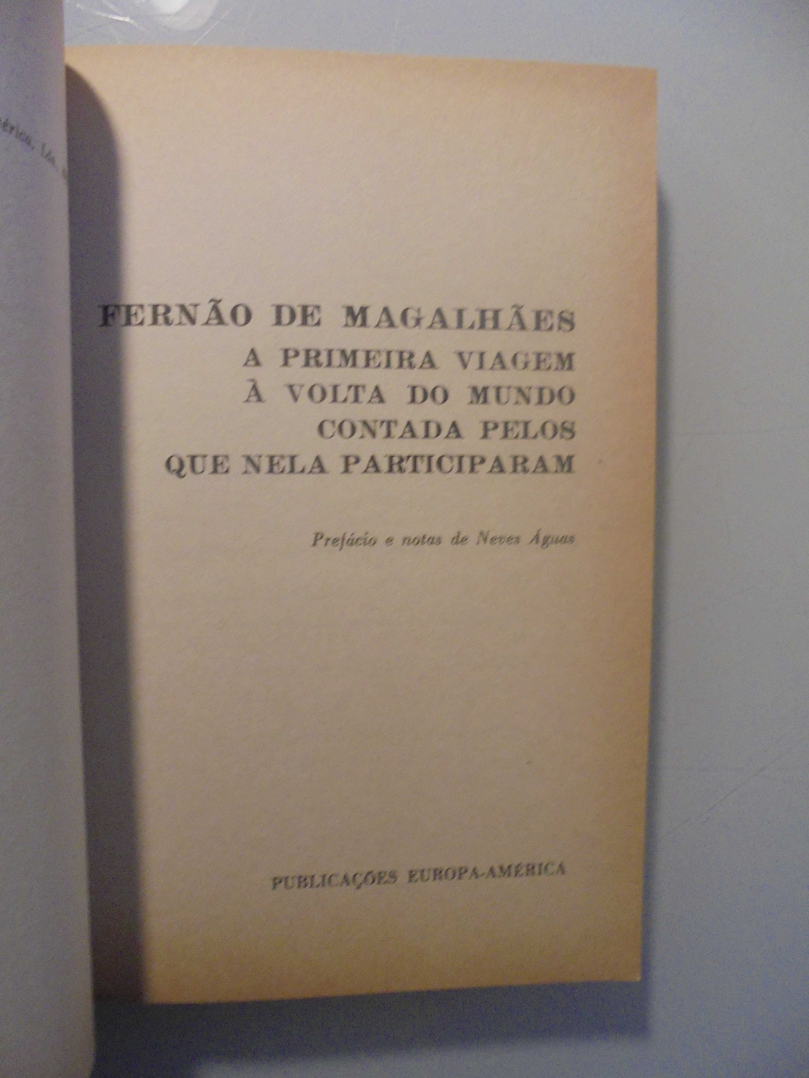 Águas (Neves,Prefácio e Notas);Fernão de Magalhães