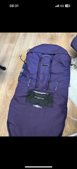 Śpiwór do wózka plus mufka beztroska