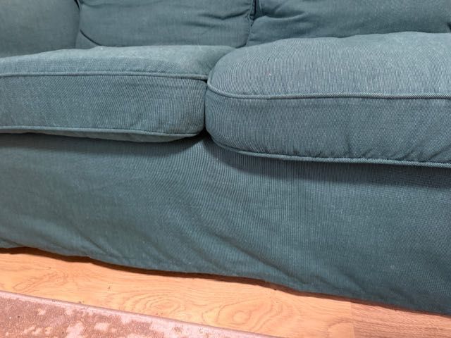 Pokrowiec Pokrycie sofy 3 osobowej Ikea ektorp zielone