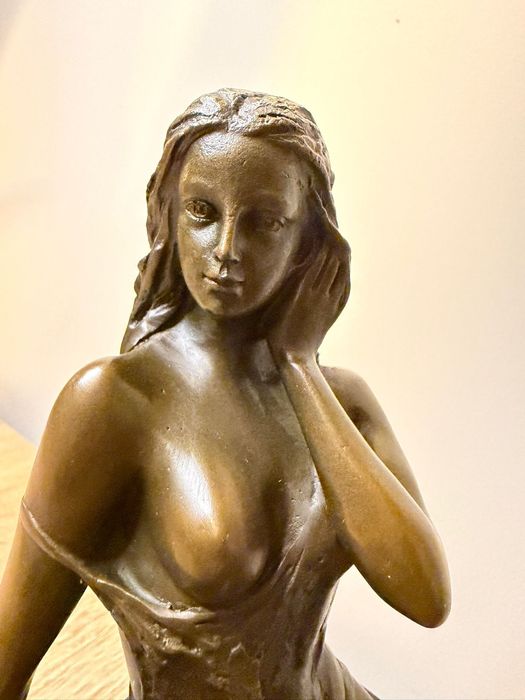 Фигура Скульптура Эротика Бронза Подпись
