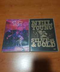 DVD NEIL YOUNG - Silver & Gold e RED ROCKS LIVE (Friends + Relatives)