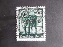 Selos Alemanha Nazi 1939/45-juventude nazi c/ bandeira suastica