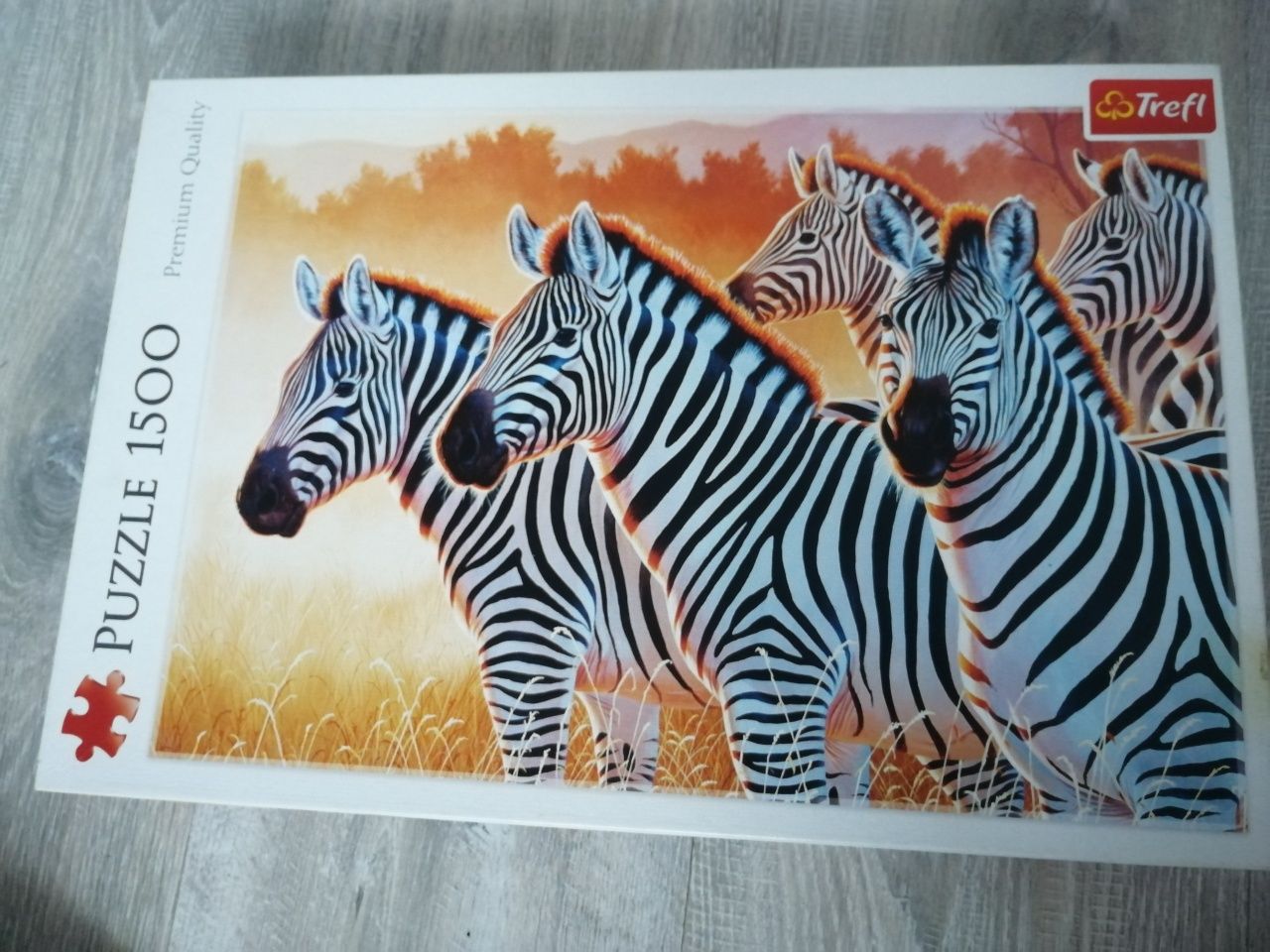 Puzzle zebry 1500