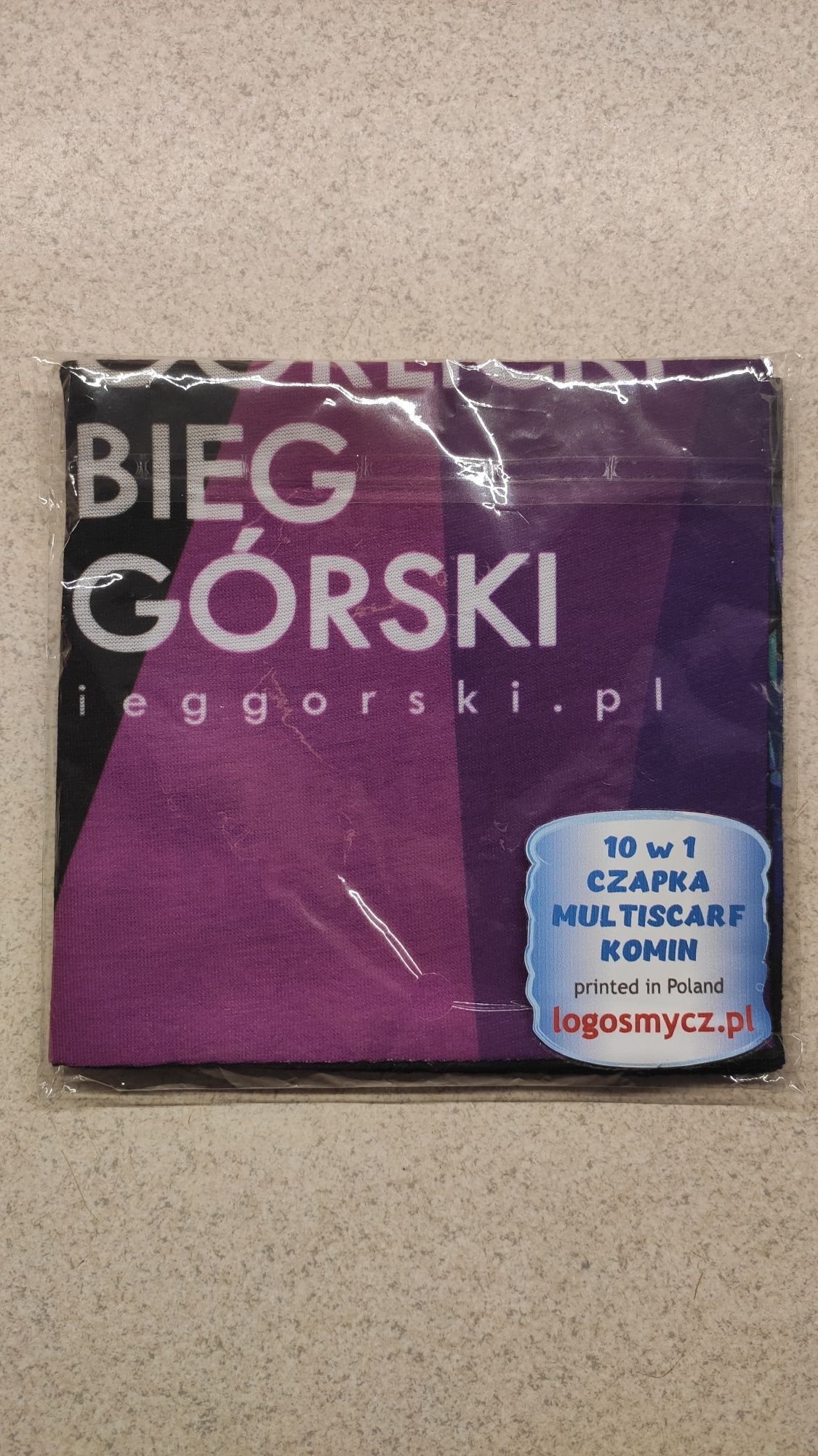 Chusta wielofunkcyjna / komin Gorlicki bieg górski