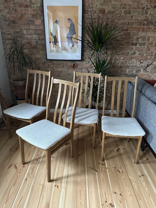 Sprzedam 6 drewnianych krzeseł komplet