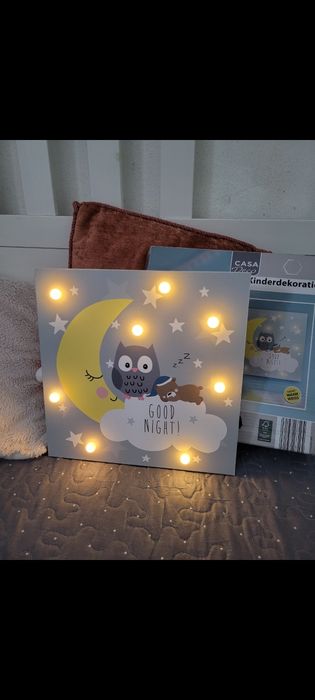 Led нічник світильник декорація місяць
зоряне небо aldi casa deco