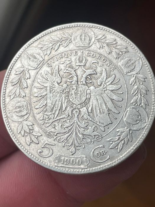 Moeda em prata 1900 Imp austro húngaro