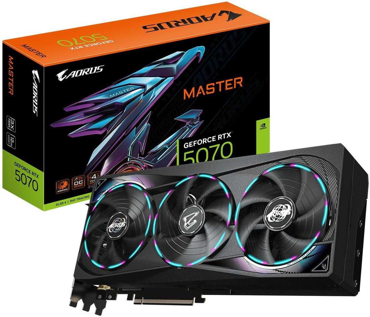 GIGABYTE aorus GeForce RTX 5070 12GB GV-N5070AORUS M-12GD