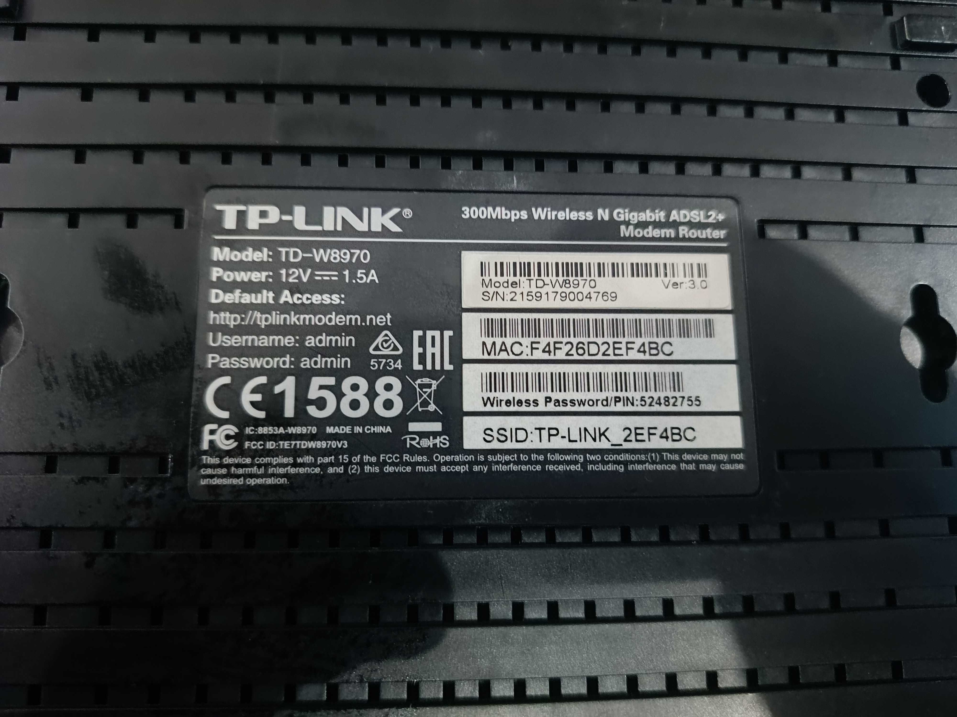 Router do wifi TP-Link do telefoni telefonicznej adsl sim,3g/lte, lan