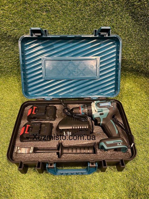 Акумуляторний дриль ударний шурупокрут MAKITA DHP486Z 48v, 185 Нм