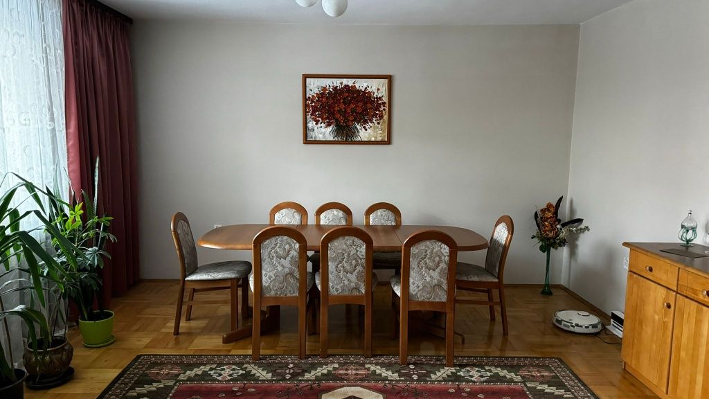 Stół drewniany, 8 krzeseł, stolik kawowy Wyjątkowa OKAZJA!