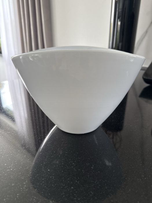 Biala oslonka ceramiczna storczyk ideal 2 szt