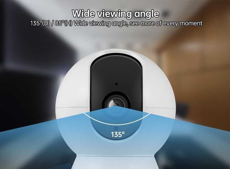 Camara IP WI-FI de Segurança 1080p 3mp Tuya Rastreamento automatico