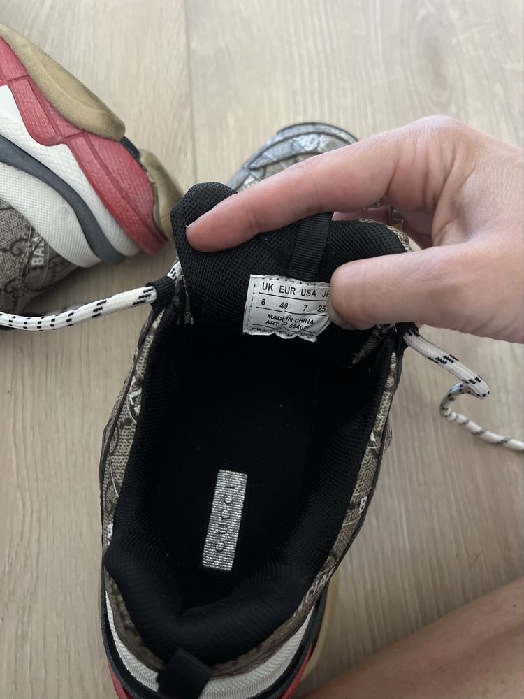 Buty Balenciaga x Gucci triple s limited edition unisex