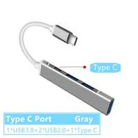 Type C USB Hub хаб Type C USB 3.0 USB 2.0 (700)