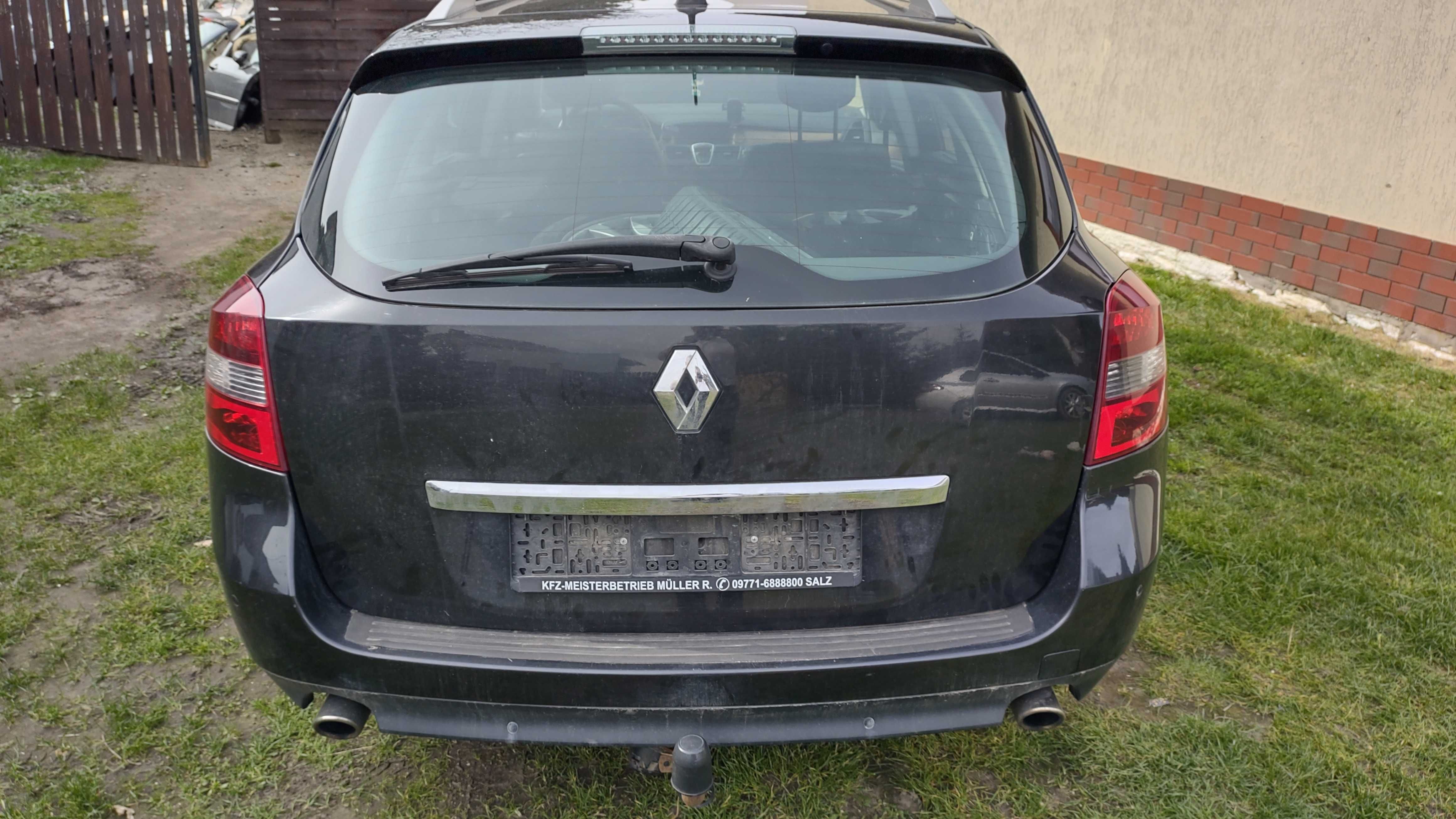 Renault Laguna 3 2010 Rok Klapa Tył Czarna NV 676