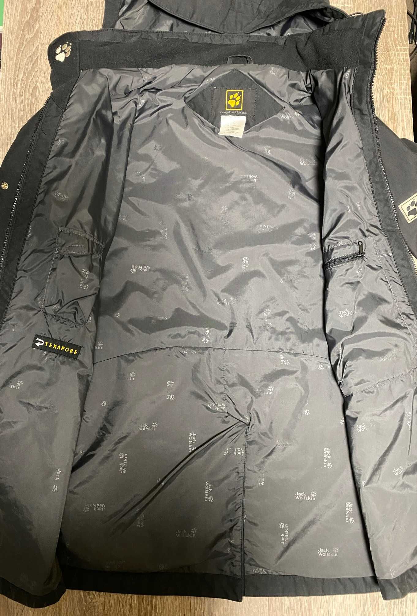 Jack Wolfskin  куртка-парка, легка куртка ,жіноча, чорна,XL