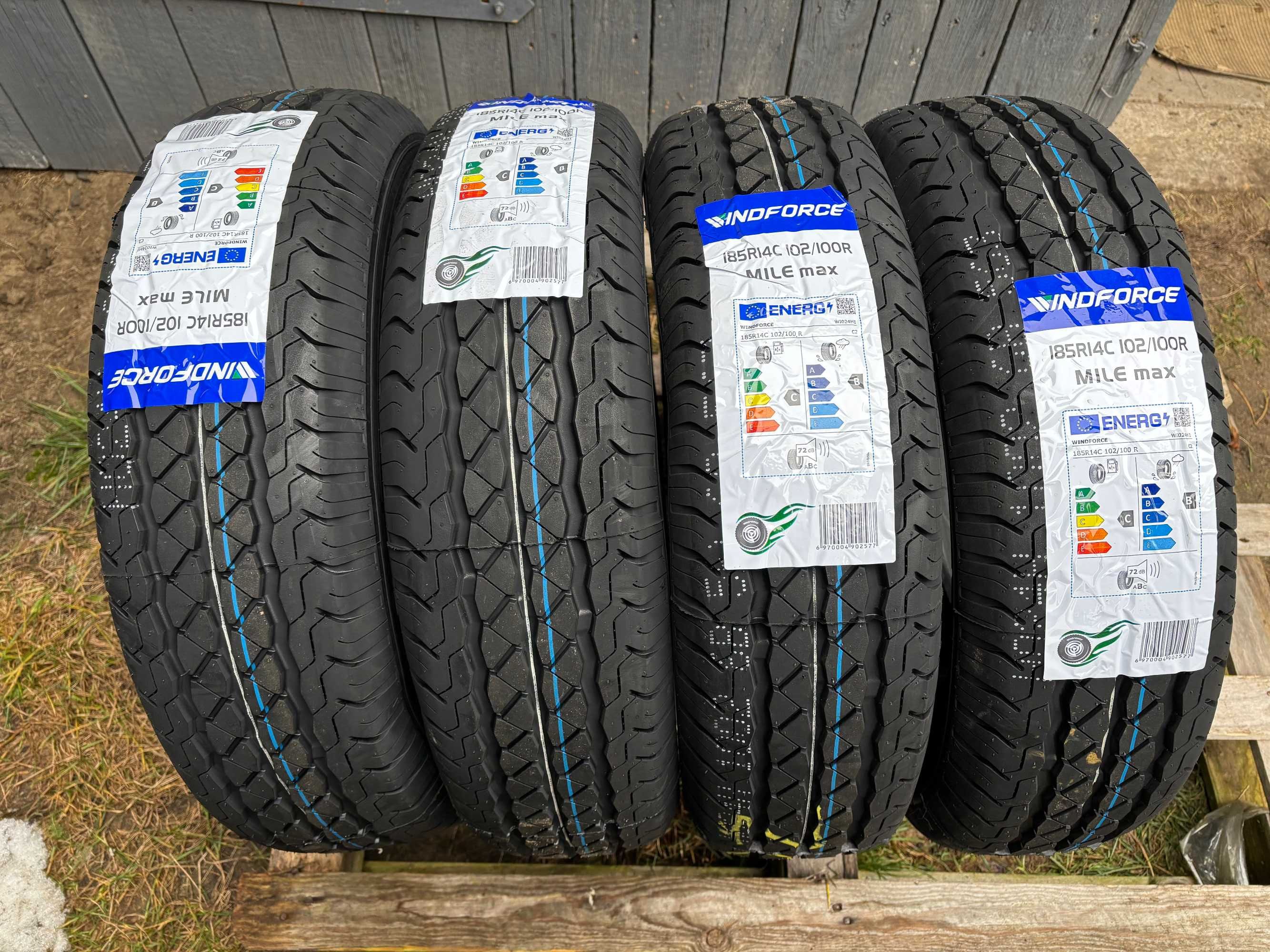 Okazja opony do przyczep 185R14C 102/100R WINDFORCE MILE max NOWE 2024