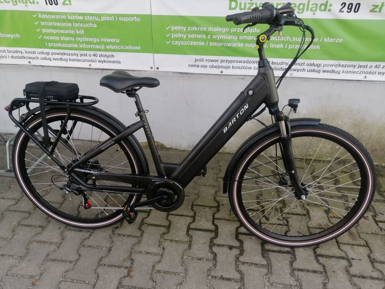 Nowy rower ze wspomaganiem elektrycznym Barton E-smart/bateria 13ah