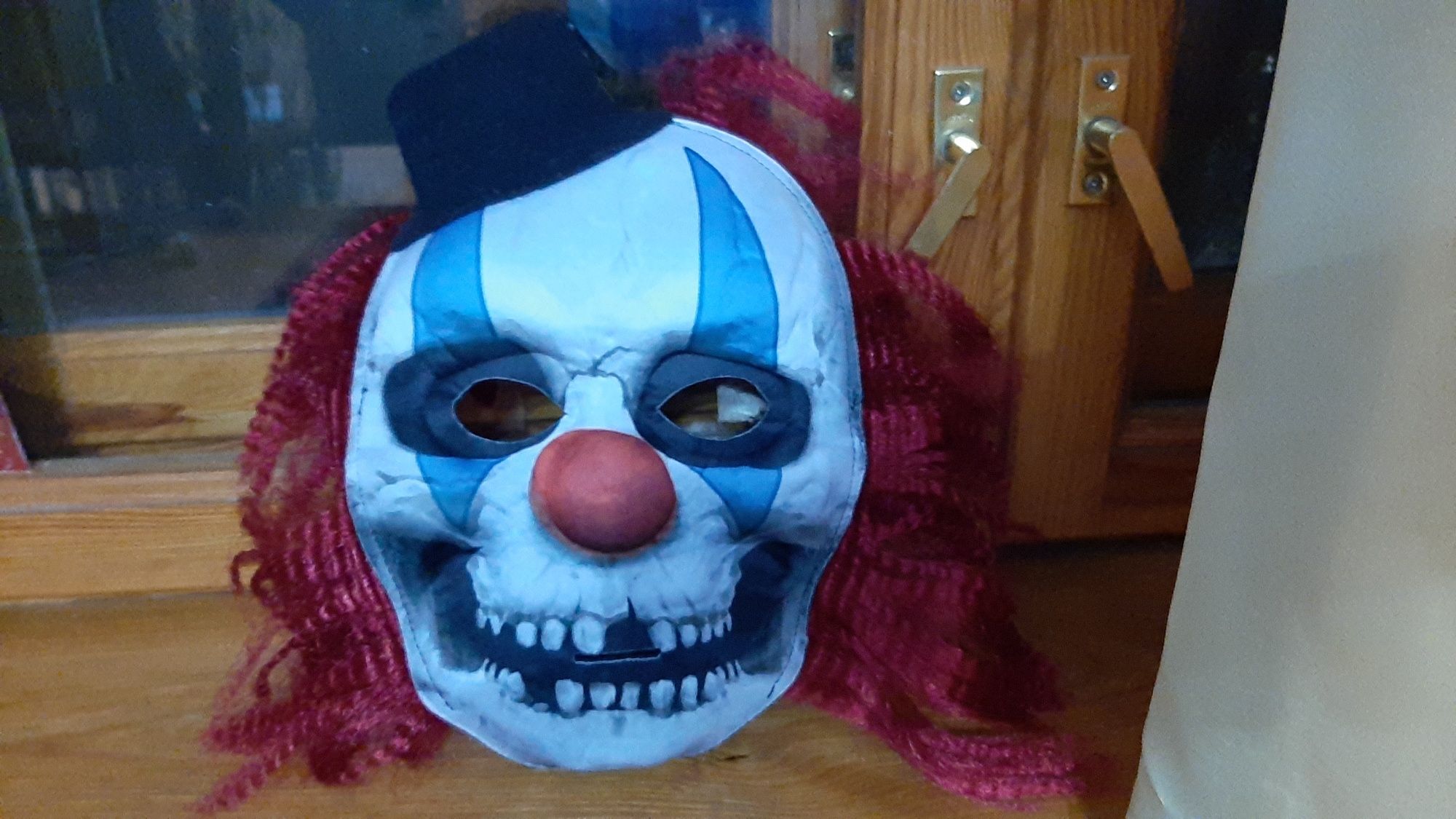 Карнавальная маска  Страшный Клоун,взрослая