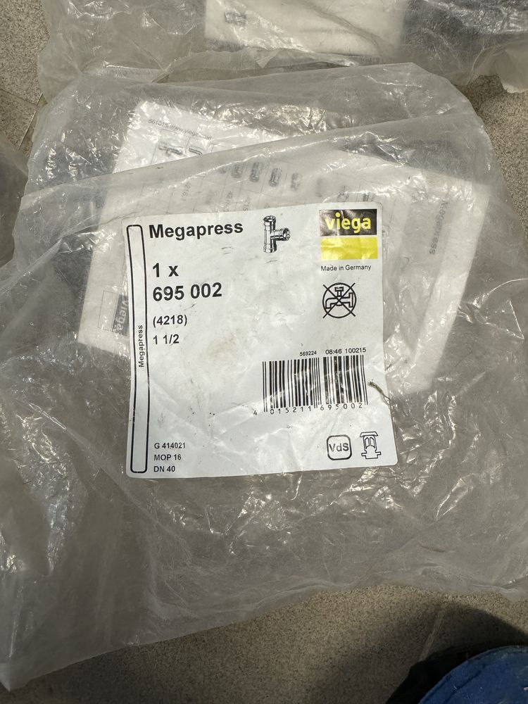 Kształtki Viega Megapress