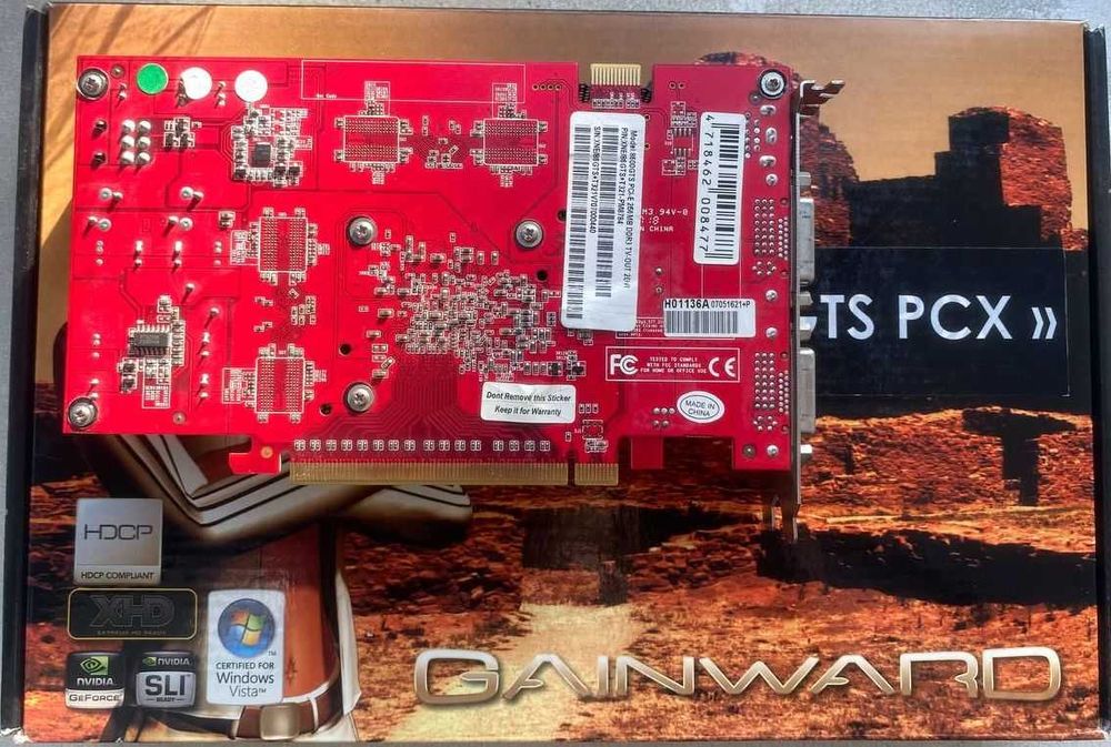 Відеокарта  Gainward GeForce 8600GT 256 MB