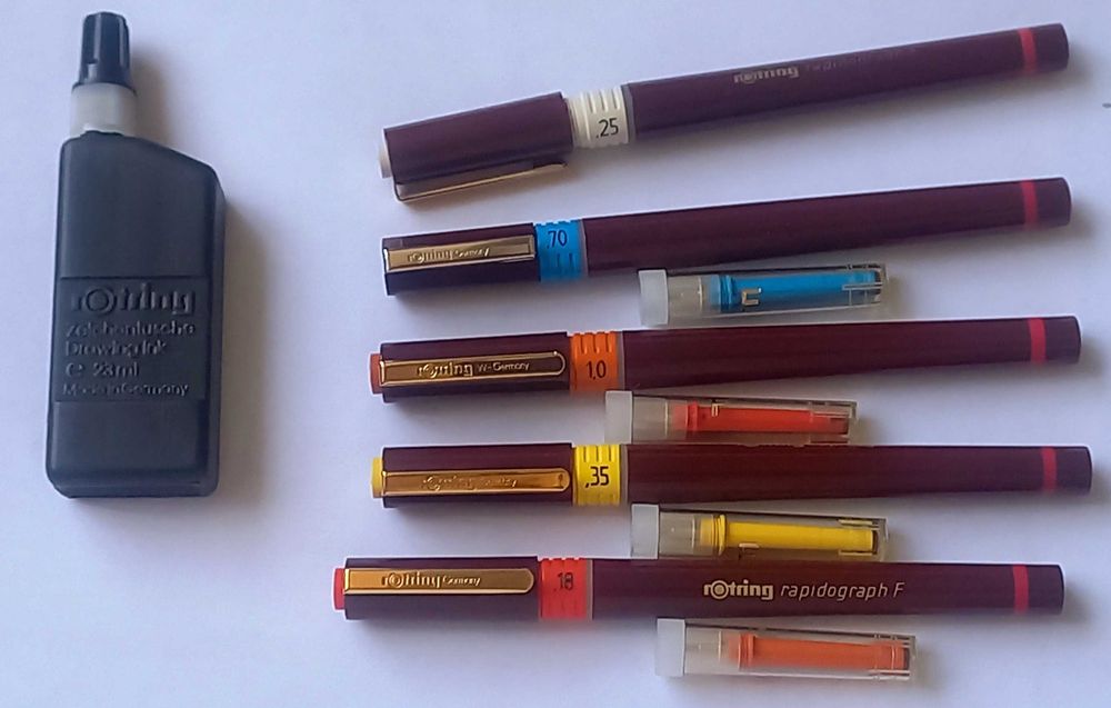 Canetas técnicas Rotring