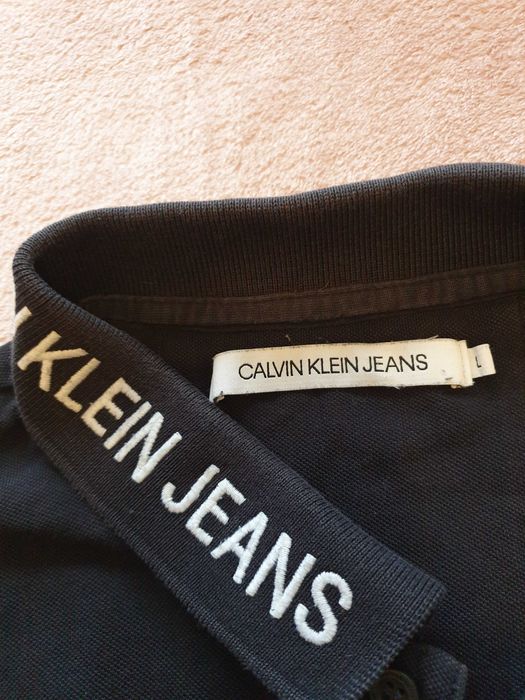 Koszula Polo Calvin Klein bawełna