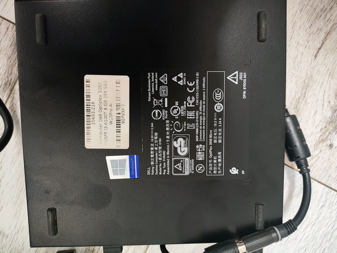 Komputer i3 6100T, 8gbbram DDR 4 120 GB SSD proxmox, home assistant ha