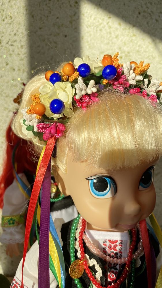 Ляльки аніматор у вишиванках Арієль Дінь Дінь куклы