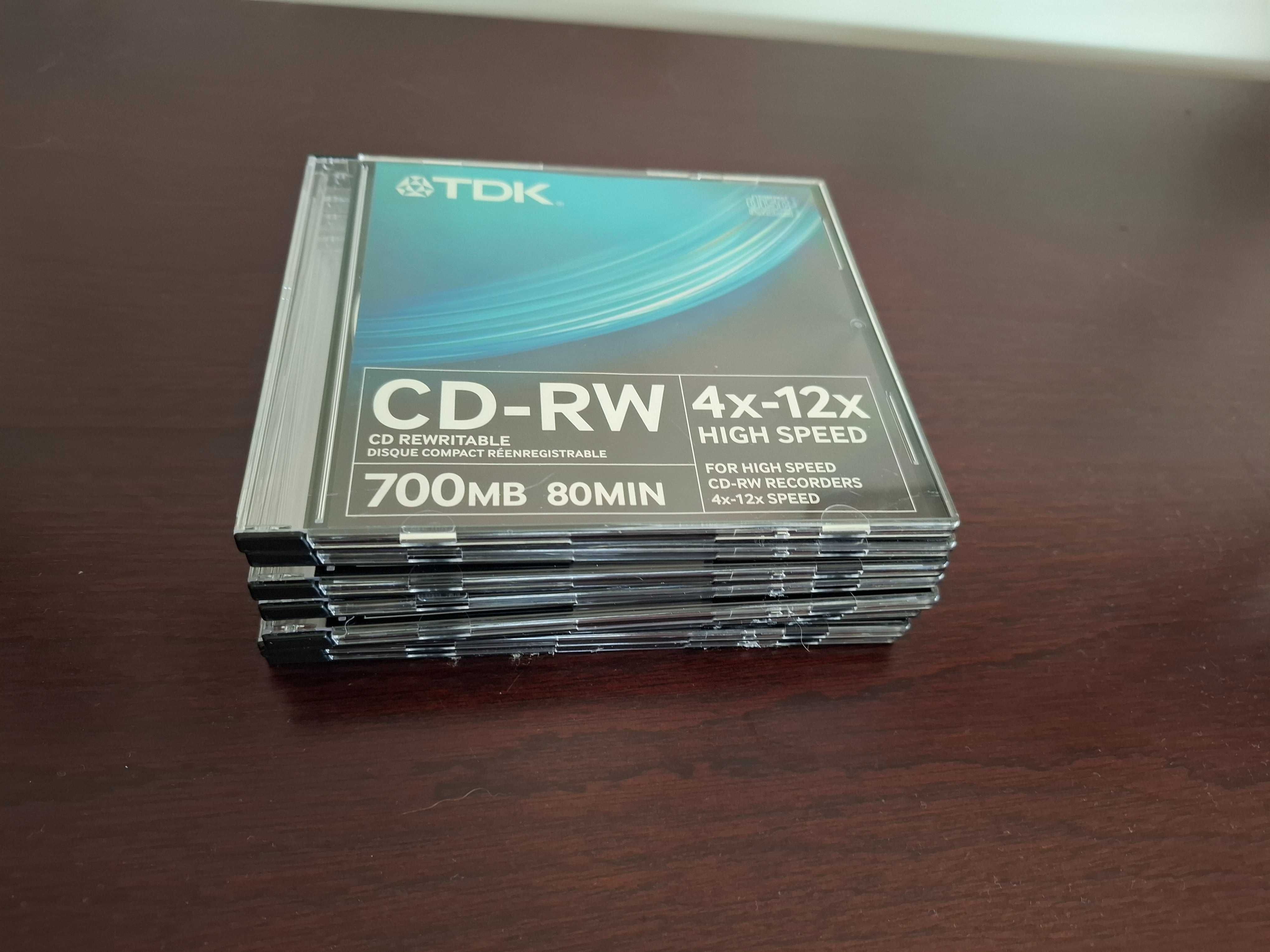 TDK CD-RW 700 MB 80Min 8 Uni