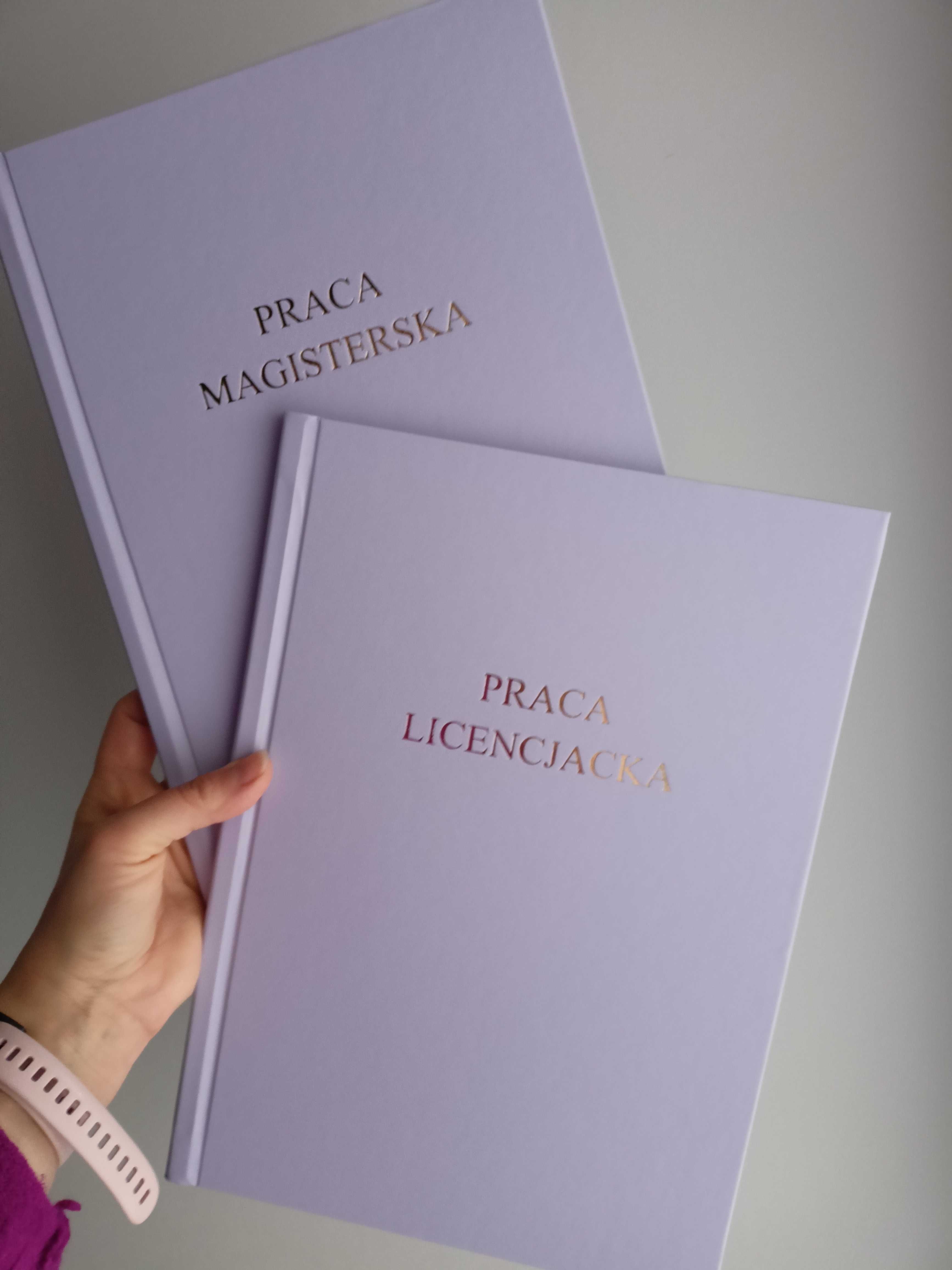 Oprawa prac Ciechanów dyplomowa inżynierska licencjat magister miękka