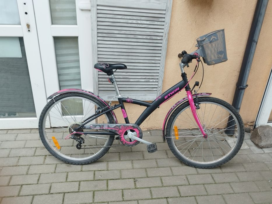 Rower dziewczęcy używany  Decathlon Nature Poply 500 // 24''