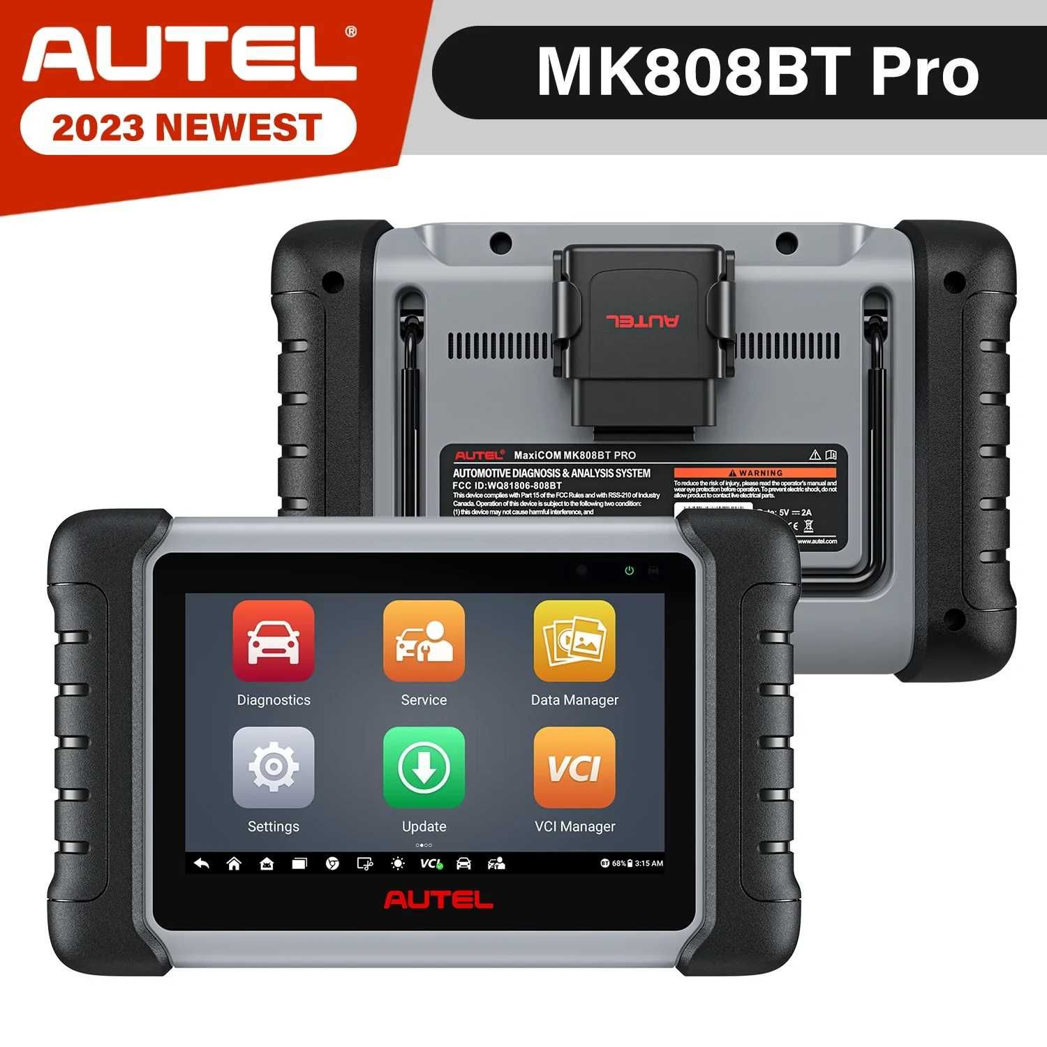 Autel MaxiCOM MK808BT PRO  versao nova 2023