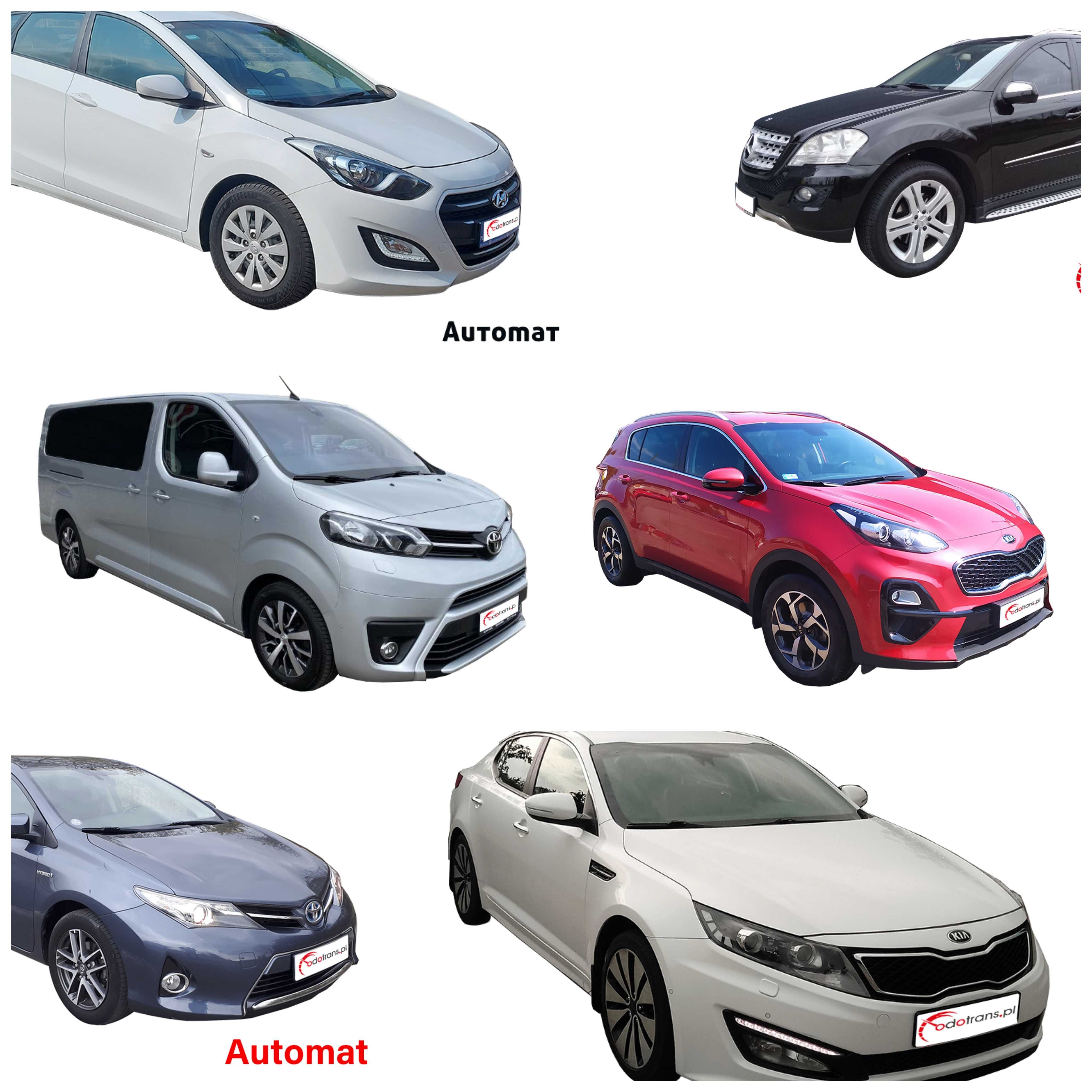 Wynajem samochodów osobowych, automatyczna skrzynia biegów, automaty