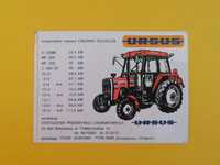 Naklejka - ursus - traktor - ciągnik rolniczy - prl - retro - vintage