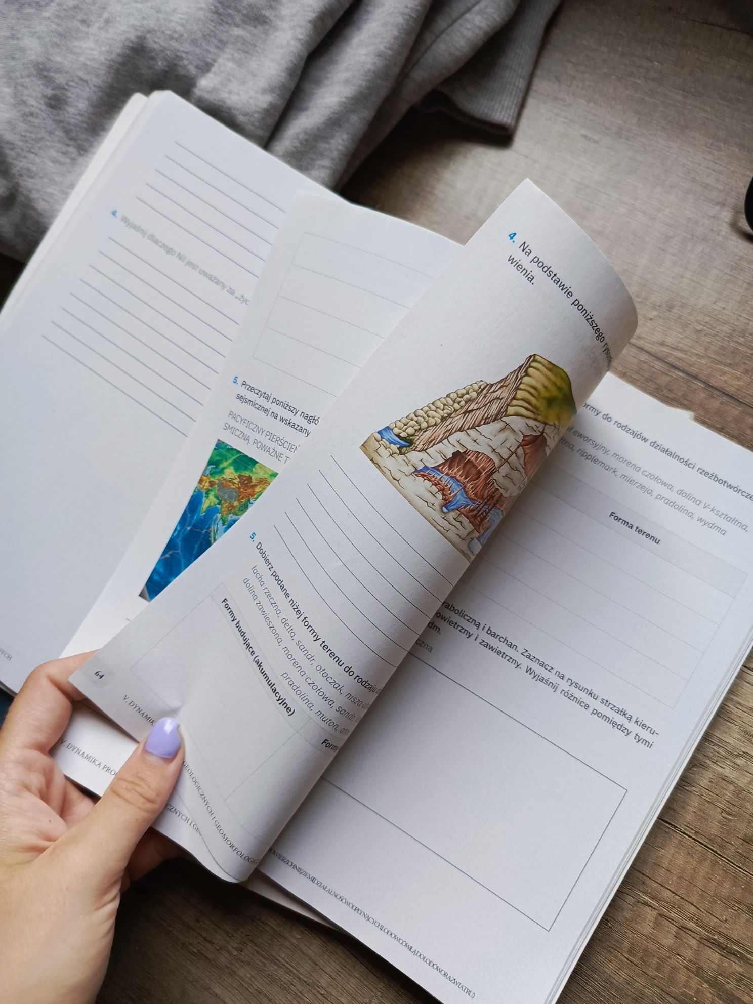 Geografia 1 dla szkół branżowych podręcznik i ćwiczenie