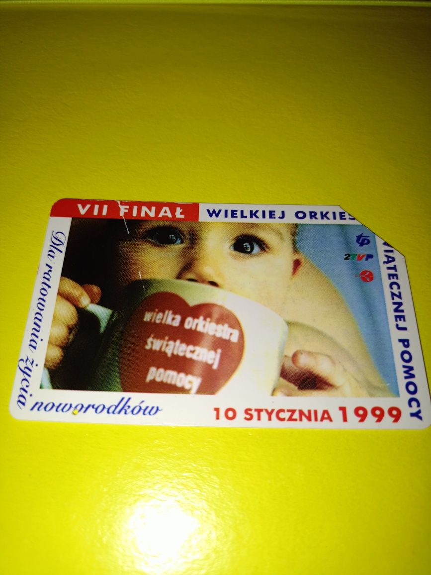 Karta telefoniczna WOŚP 1999