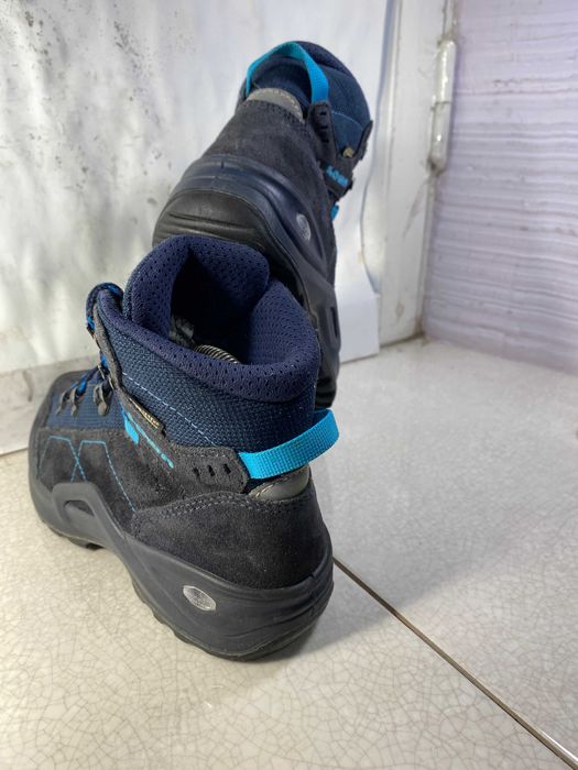 lowa kody 3 gtx mid gore-tex детские термо ботинки 34 р 21см оригинал