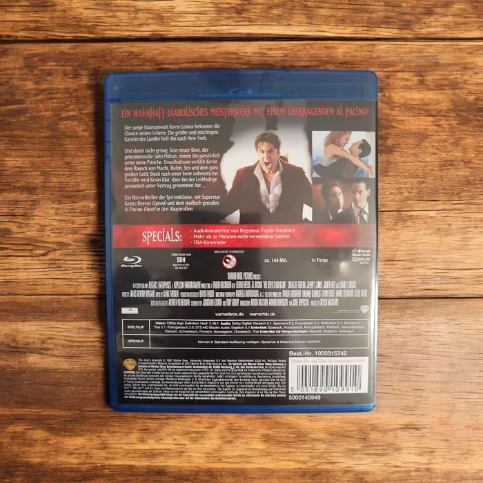 Film "Adwokat diabła", Blu-ray PL
