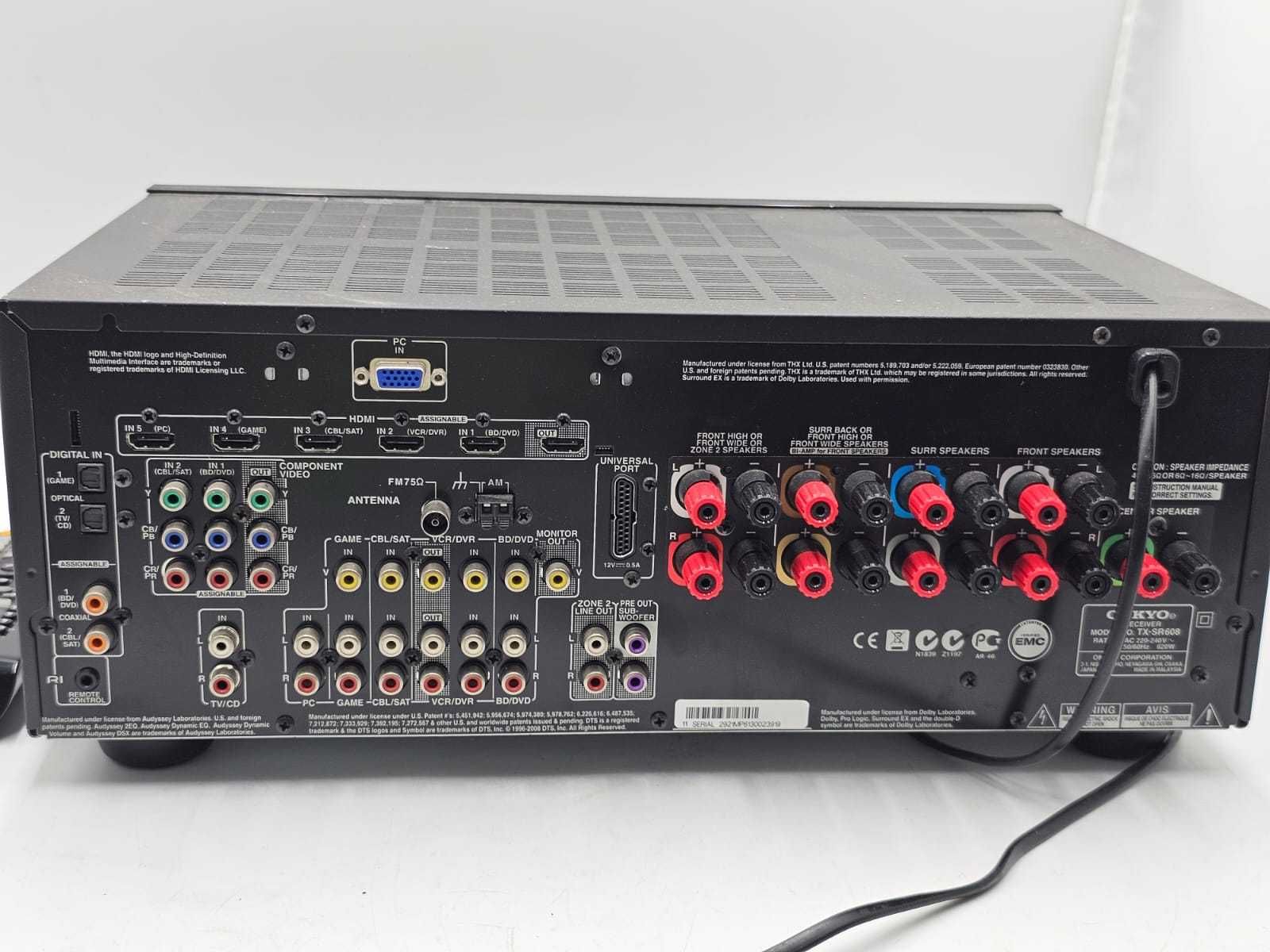 Onkyo TX-SR608 amplituner kina domowego 7.2 HDMI