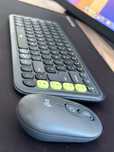 Klawiatura z Myszką Logitech Icon Pop Combo Grafit Zestaw