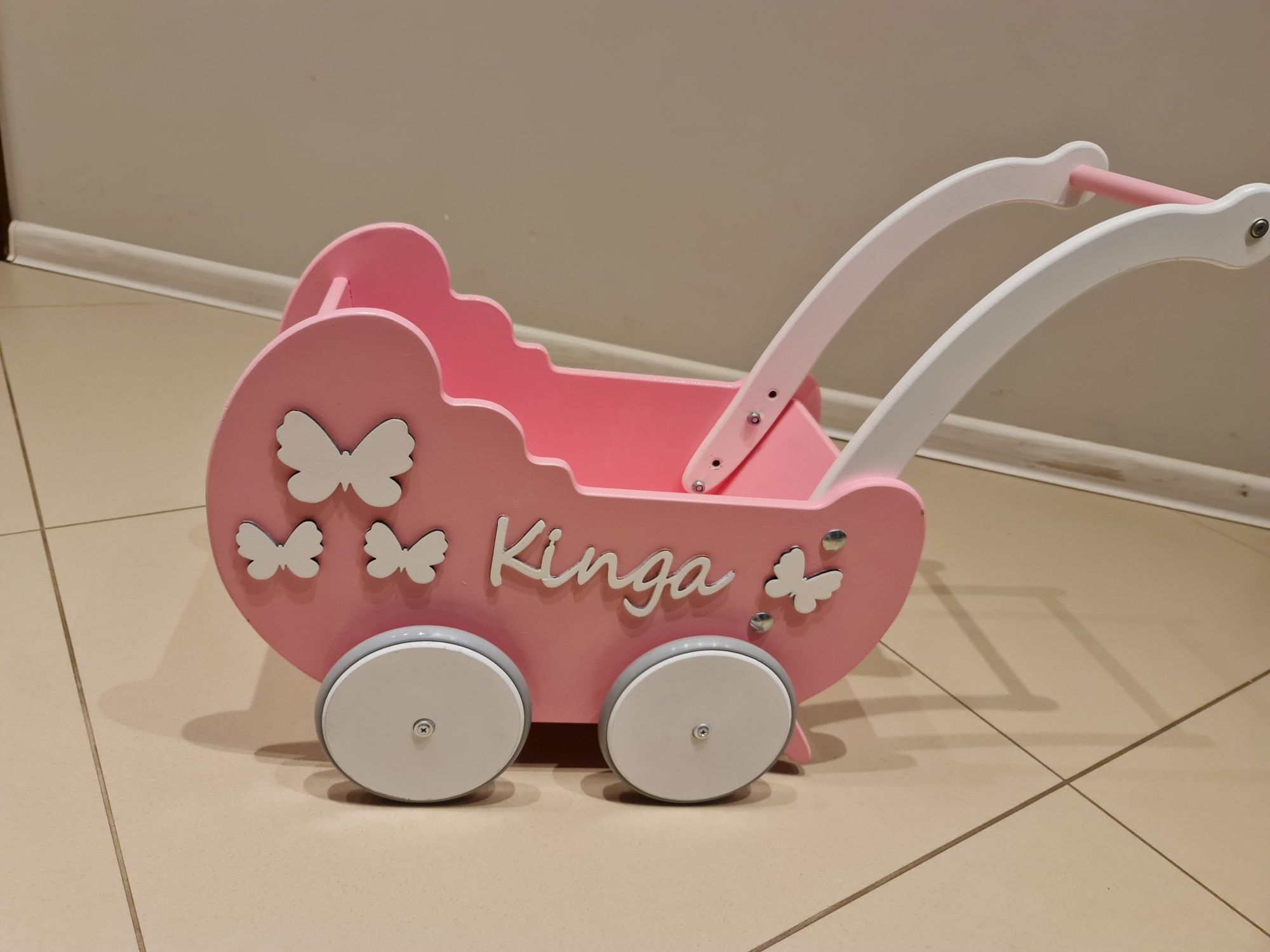 Wózek dla lalek personalizowany KINGA