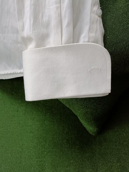 Elegancka koszula męska na 176-182 z mankietami na spinki