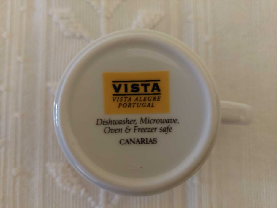 Serviço completo de café da Vista Alegre | Modelo CANÁRIAS