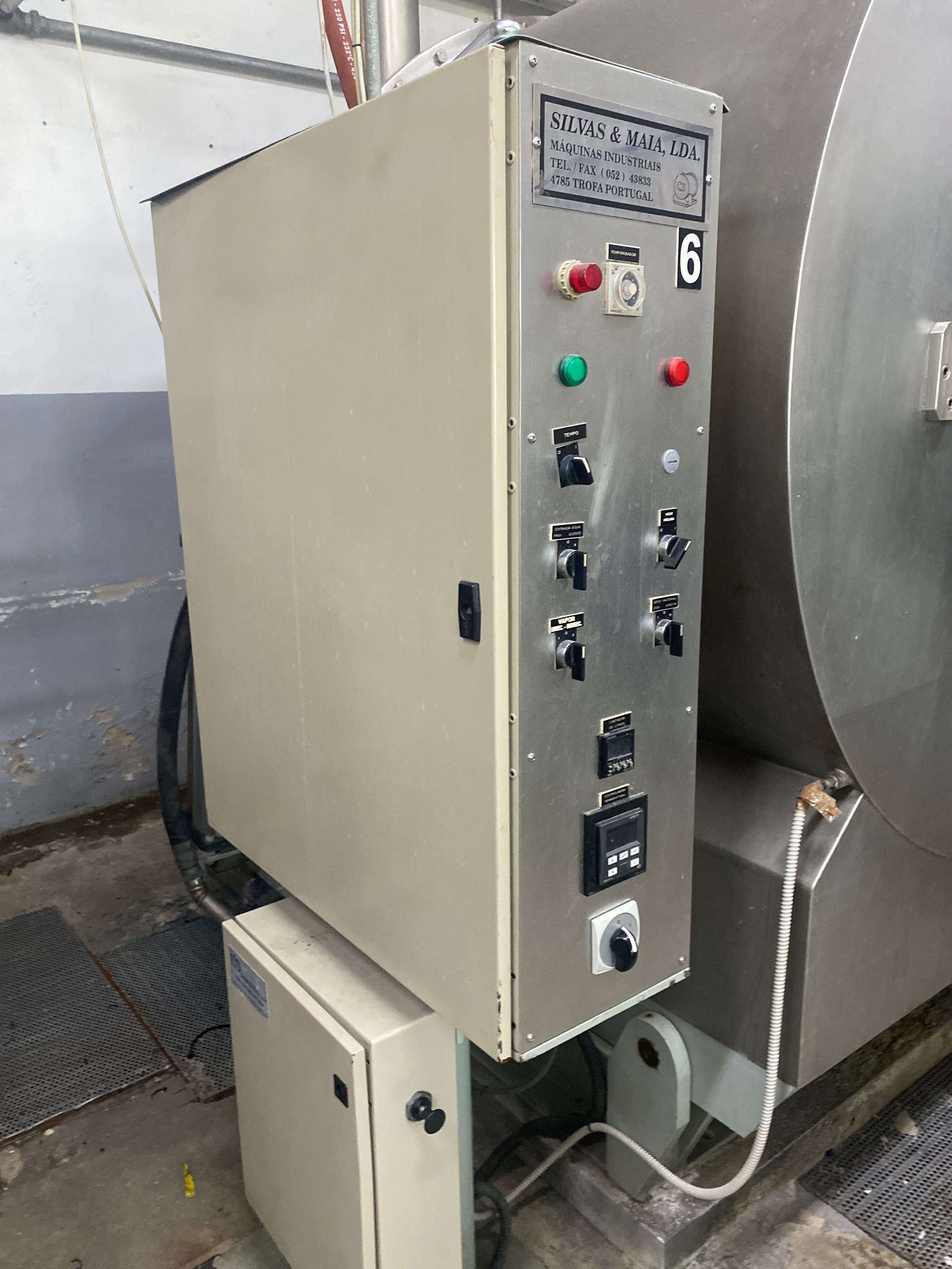 Máquina lavar industrial em aço inox 60 kg