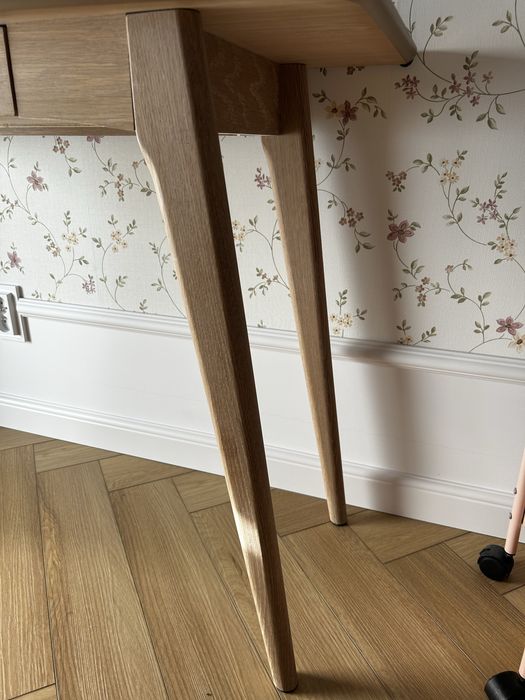 Biurko Pecara 105x45 z szufladą bielone