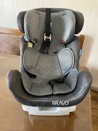 Автокрісло, Детское автокресло - BRAVO ISOFIX Royal Gray цвет серый